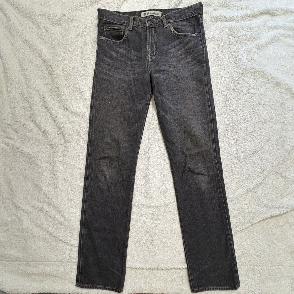 Vintage GAP Jeans Extra Slim Fit Left Hand Weave 32x34 Dark Wash Denim